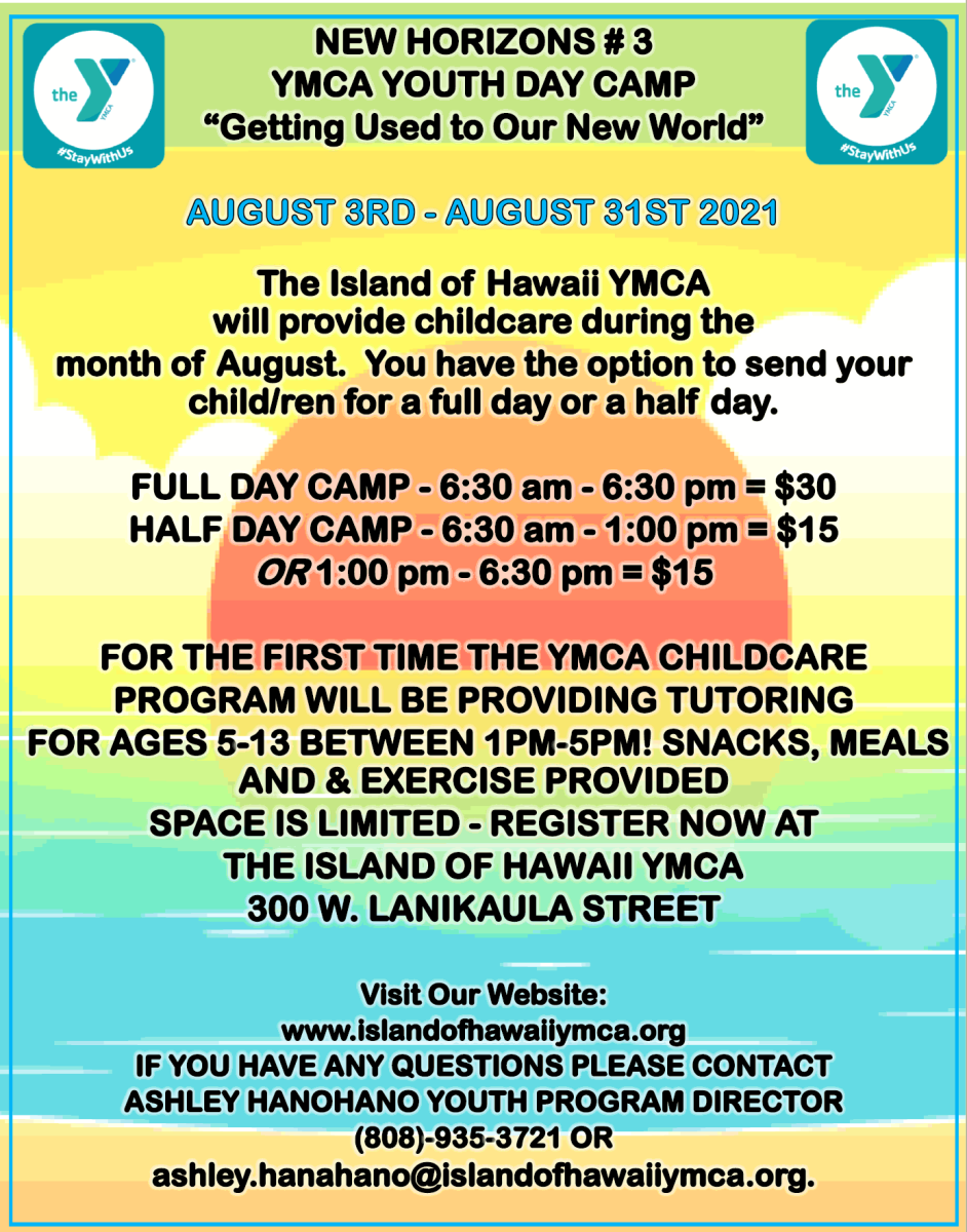 New Horizons Camp Aug 3-31 Flyer