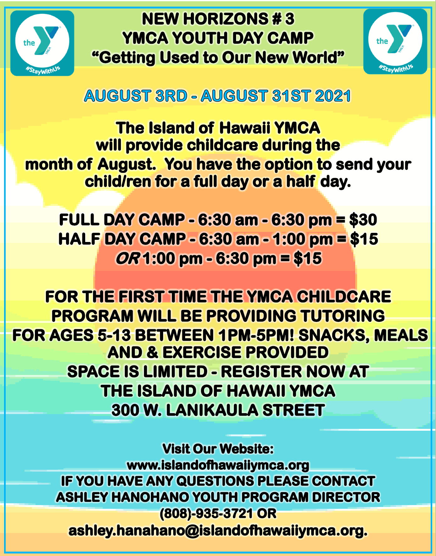 Day Camp Island of Hawaii YMCA