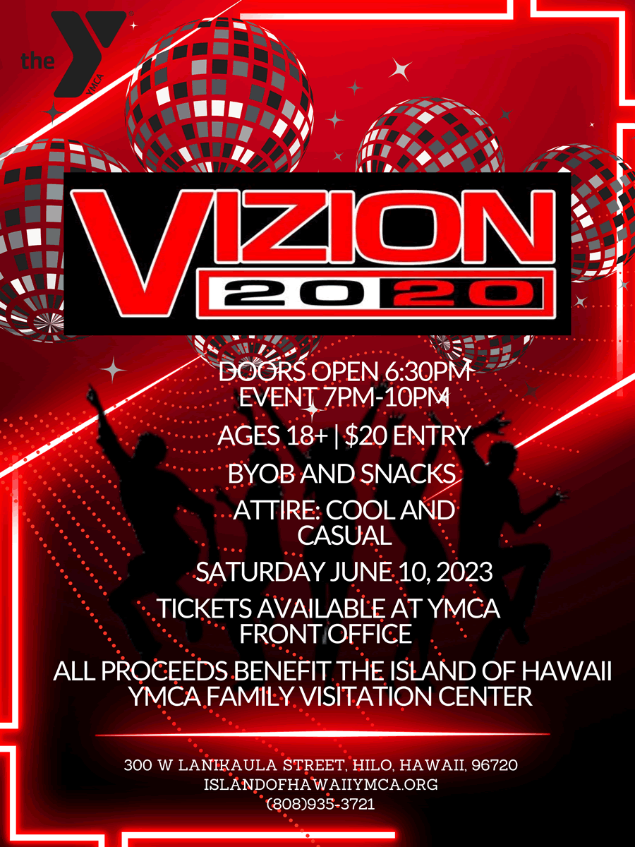 Vision 20 20 dance party island of hawaii ymca