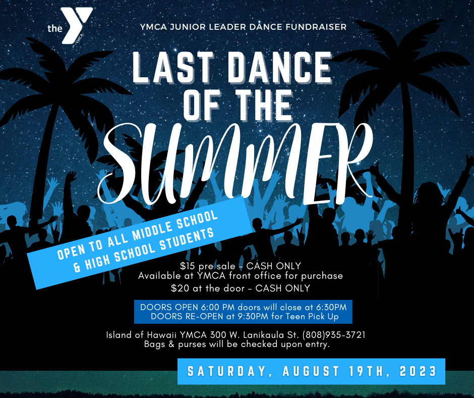 Last Dance of the Summer Island of Hawaii YMCA