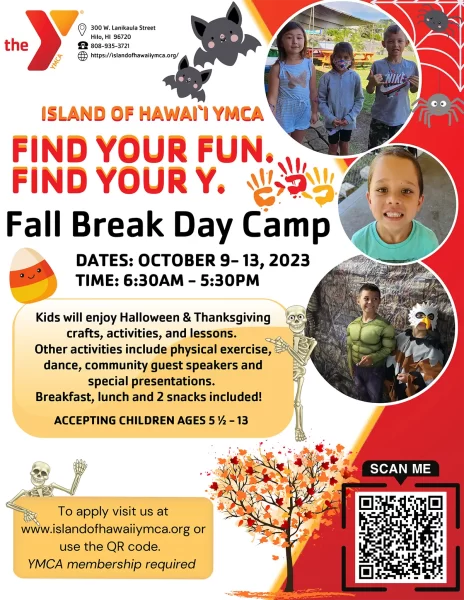2023 09 01 Fall Break Day Camp