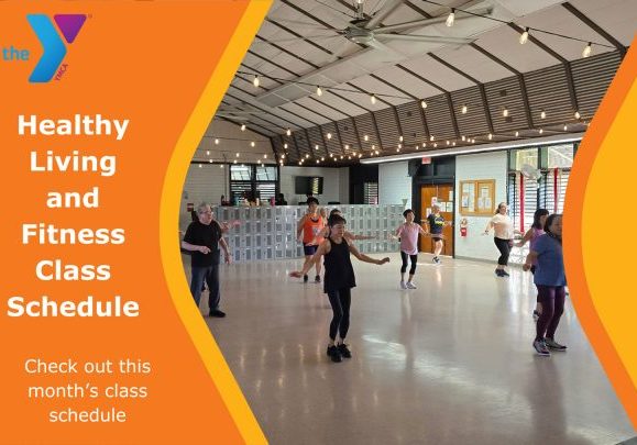 TEMPLATE Healthy Living And Fitness Class Schedule